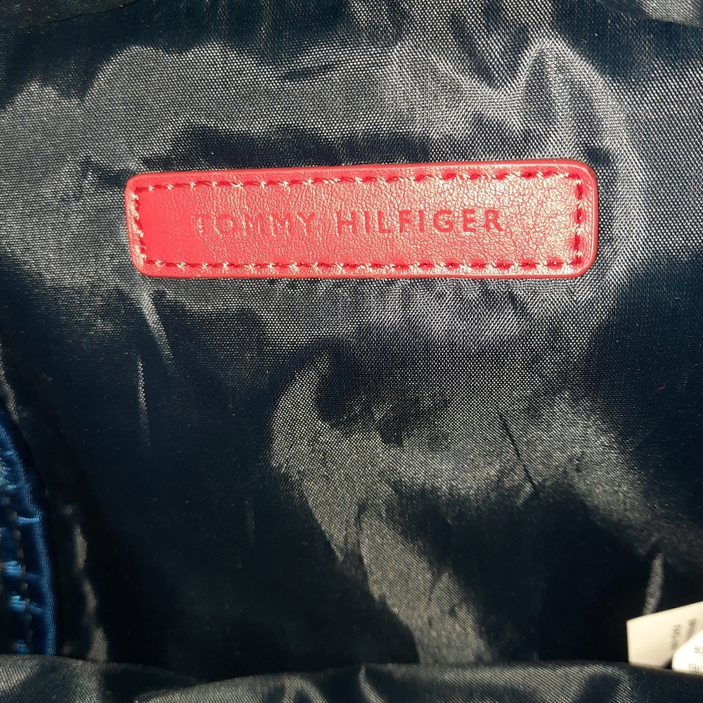 $ Tommy Hilfiger royal blue mini backpack purse excellent used condition - Picture 5 of 10